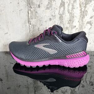 Brooks Adrenaline GTS 20 Women’s Running Shoes Size 6 Black Purple